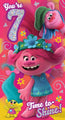 Trolls Age 7 Birthday Card