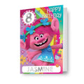 Trolls Personalise Birthday Card With Sticker Sheet