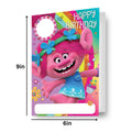 Trolls Personalise Birthday Card With Sticker Sheet