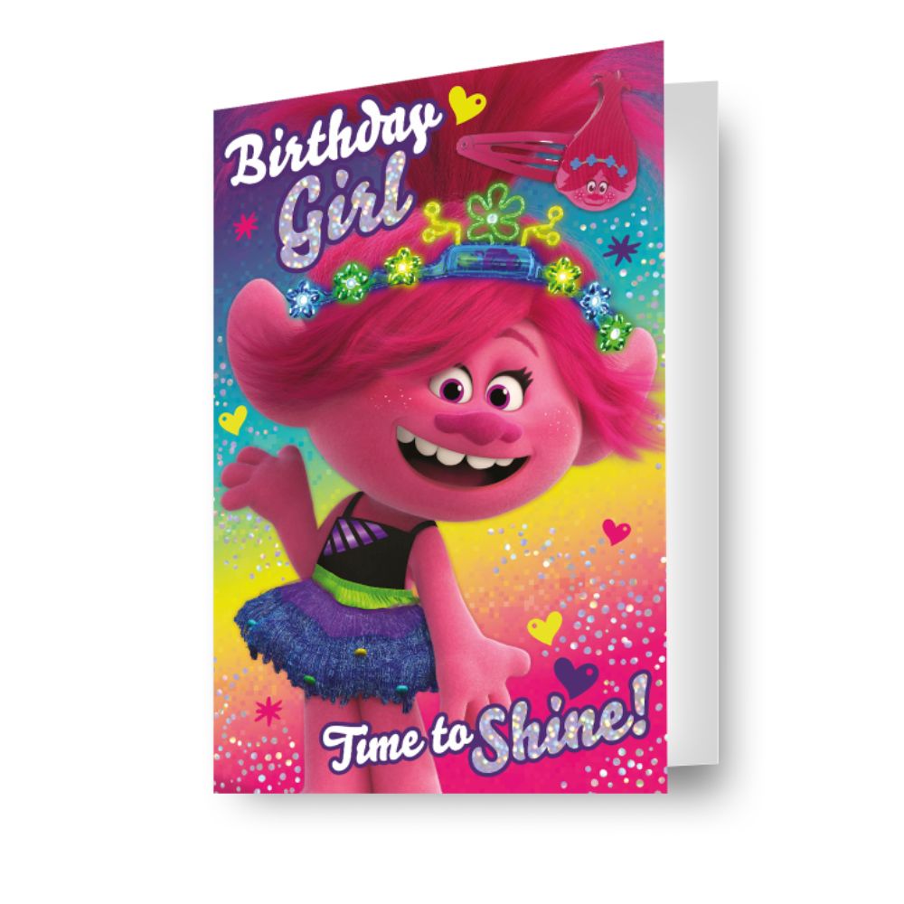 Trolls Birthday Girl Birthday Card