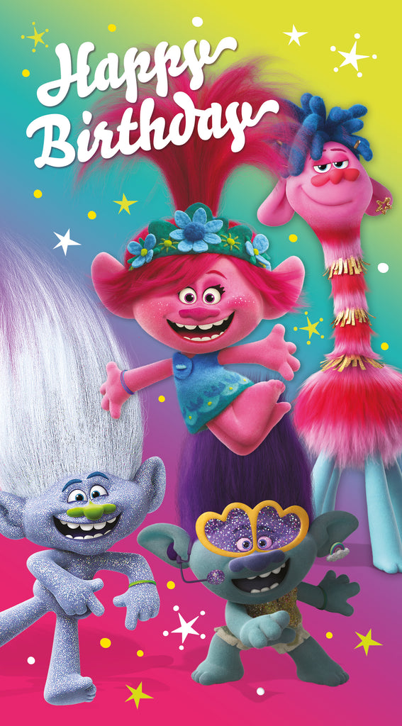 Trolls 'Happy Birthday' Card