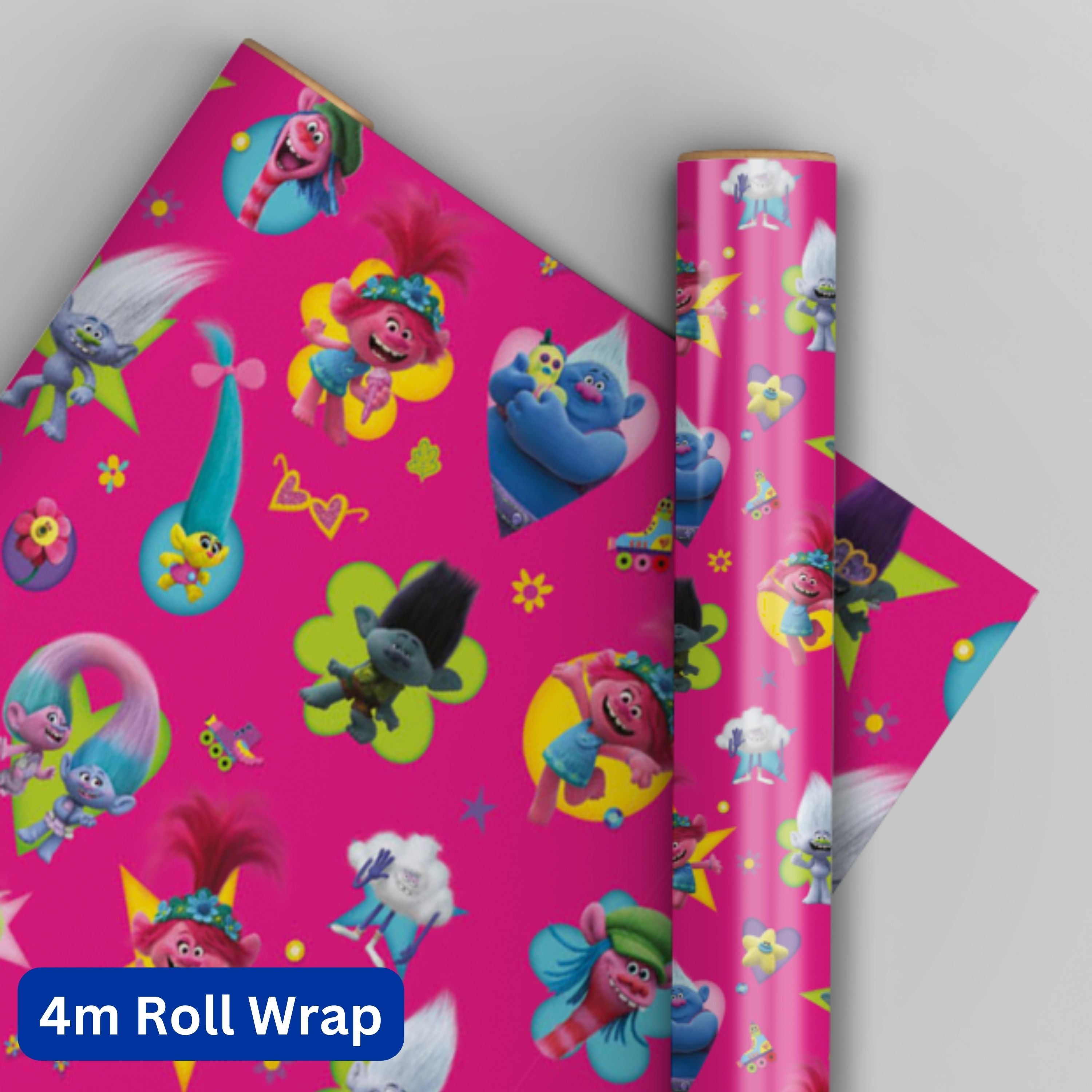 Trolls World Tour Official T Wrap Roll 4m Danilo Promotions