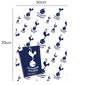 Tottenham Hotspur FC 4 Sheets & 4 Tags Gift Wrap Bundle