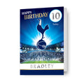 Tottenham Hotspur Personalise Name & Age Birthday Card With Sticker Sheet