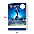 Tottenham Hotspur FC Personalise Birthday Card With Sticker Sheet