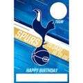 Tottenham Hotspur FC Personalise Birthday Card With Sticker Sheet