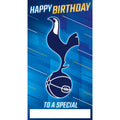 Tottenham Hotspur FC Personalise Birthday Card With Sticker Sheet