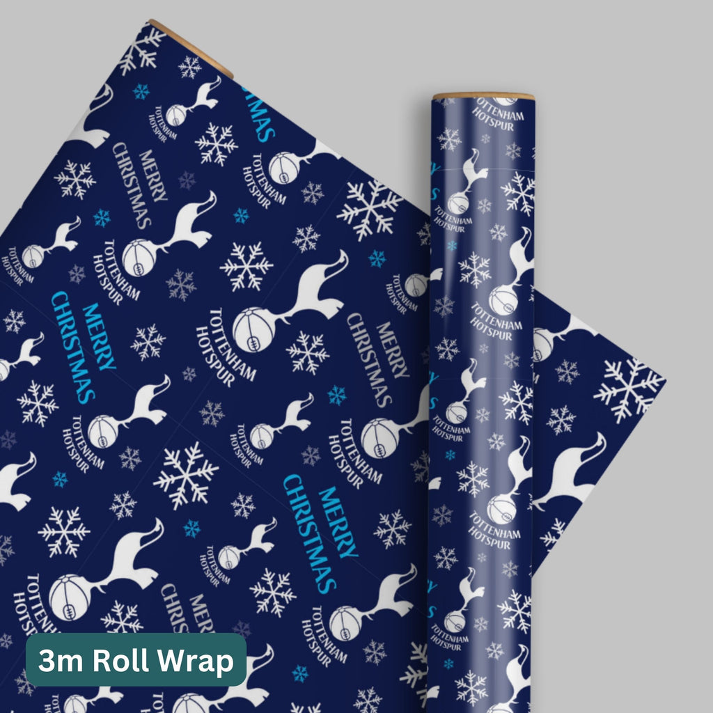 Tottenham Hotpsur FC Christmas Wrapping Paper 3m Roll