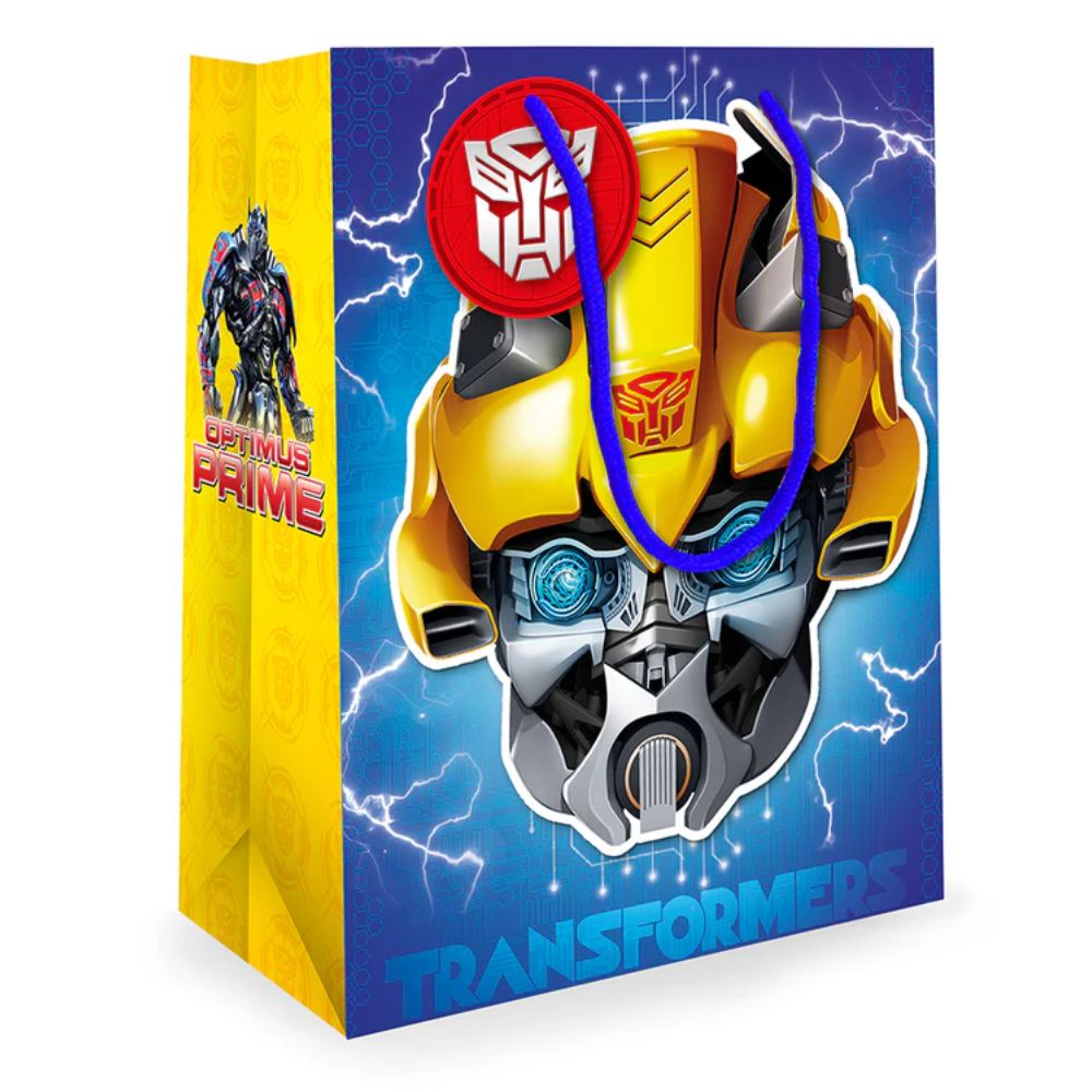 Borsa regalo Transformers con maschera staccabile