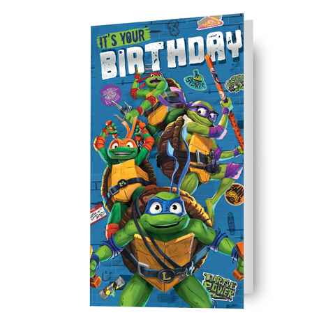 Teenage Mutant Ninja Turtles Birthday Card