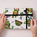 Teenage Mutant Ninja Turtles 2 Sheets & 2 Tags Gift Wrap