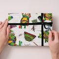 Teenage Mutant Ninja Turtles 4 Sheets & 4 Tags Gift Wrap Bundle