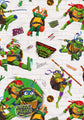 Teenage Mutant Ninja Turtles Wrapping Paper, 2 Sheets & 2 Tags