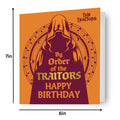 The Traitors Generic Birthday Card