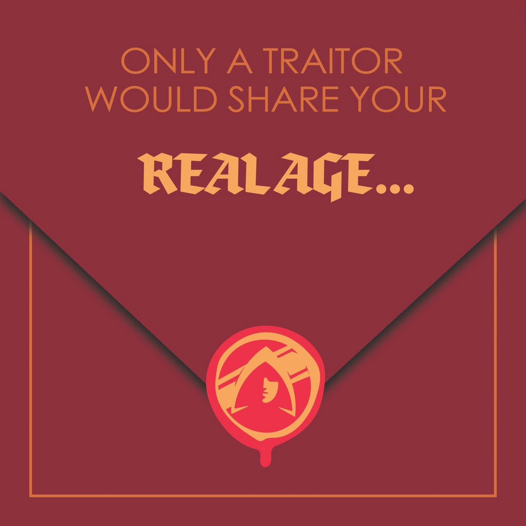 The Traitors Envelope Birthday Card