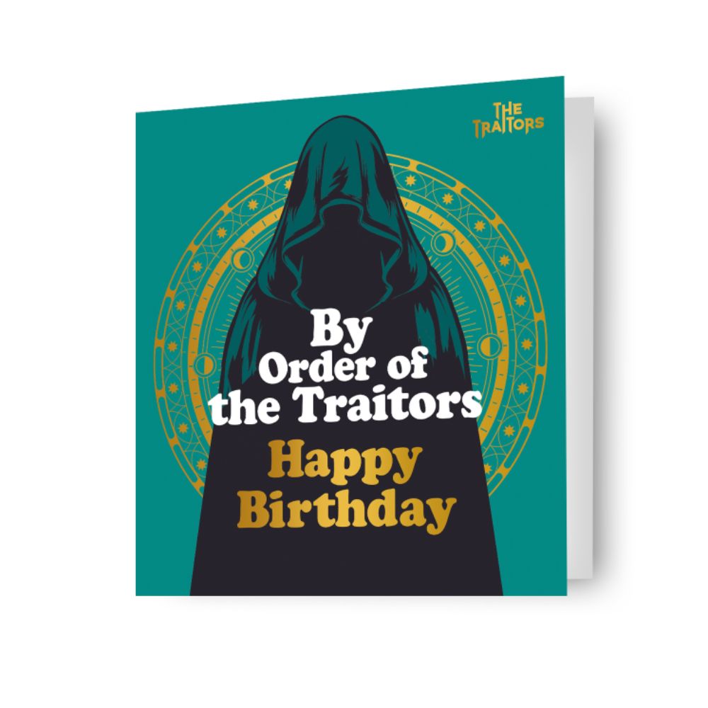 The Traitors Birthday Card