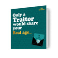 The Traitors Birthday Card