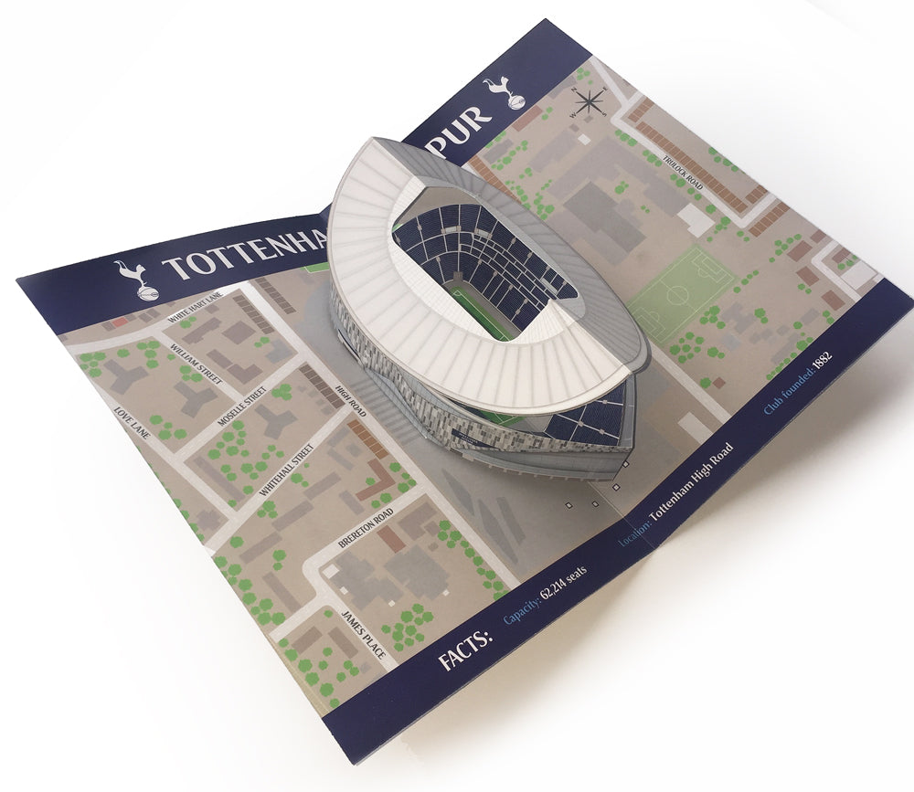 Tottenham Hotspur FC White Hart Lane Stadium Pop Up Card