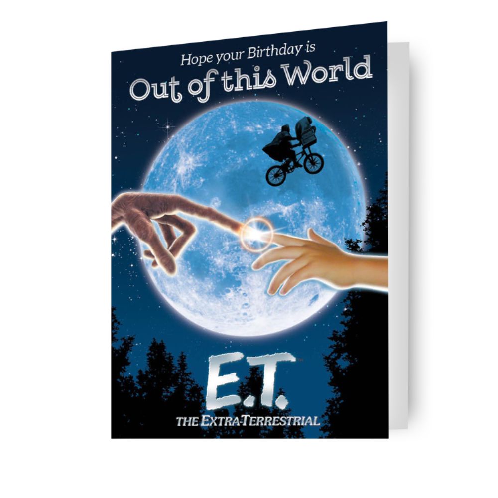 Universal - ET Out of this World Retro Birthday Card