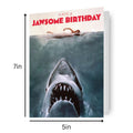 Universal - Jaws Retro Birthday Card