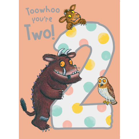 The Gruffalo age 2 Birthday card