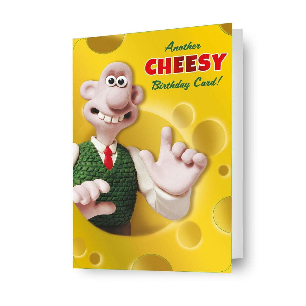 Wallace & Grommit 'Cheesy' verjaardagskaart