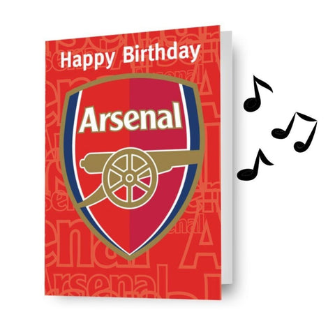Arsenal FC Birthday Sound Card