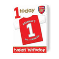 Arsenal FC 'No. 1 Dribbler!' 1st Birthday Card