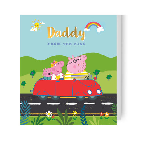 Peppa Pig Father's Day Card 'From The Kids'