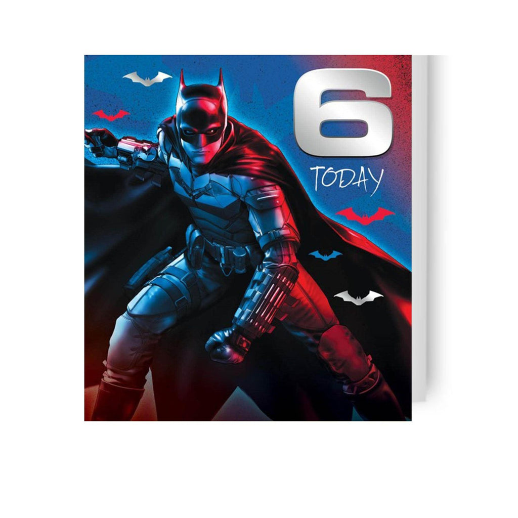 Batman Age 6 Birthday Card