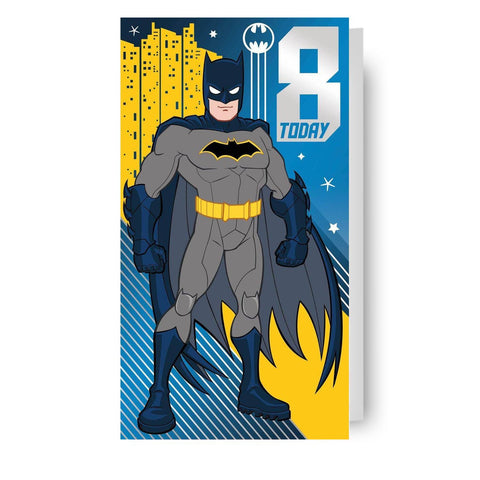 Batman Age 8 Birthday Card