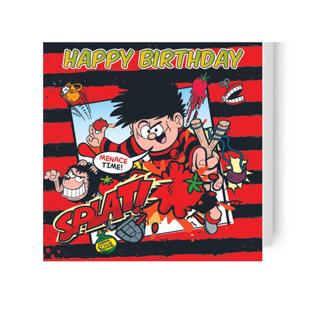 Beano 'Splat!' Birthday Card