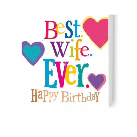 Brightside 'Best. Wife. Ever.' Birthday Card
