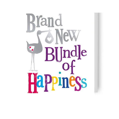 Brightside 'Bundle Of Happiness' New Baby Card