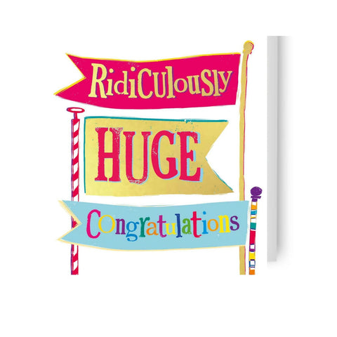 Brightside 'Ridiculously Huge' Congratulations Card