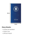 Chelsea FC 2024 Slim Pocket Diary