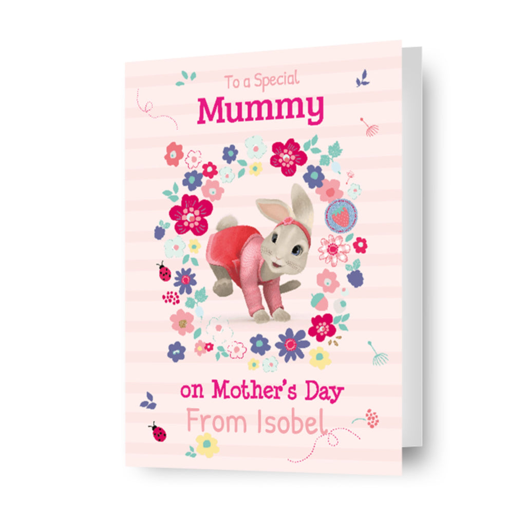 Peter Rabbit Personalised 'Special Mummy' Mother's Day Card