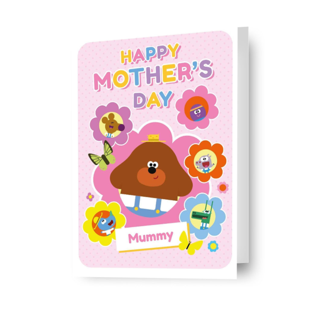 Gepersonaliseerde fotokaart voor Moederdag van Hey Duggee