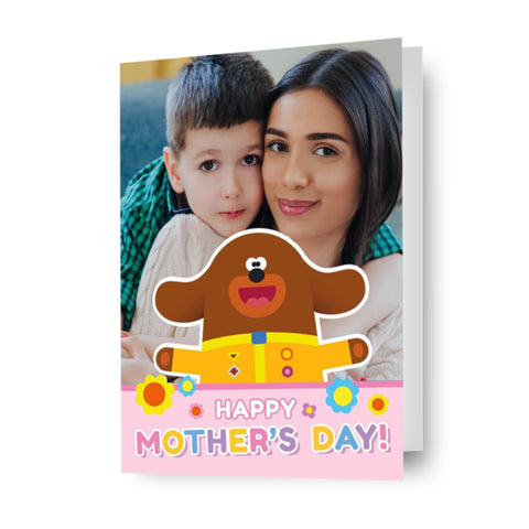 Hey Duggee Personalised Photo 'Duggee Hugs' Mother's Day Card