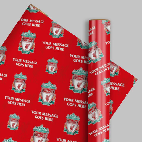 Liverpool FC Personalised Wrapping Paper