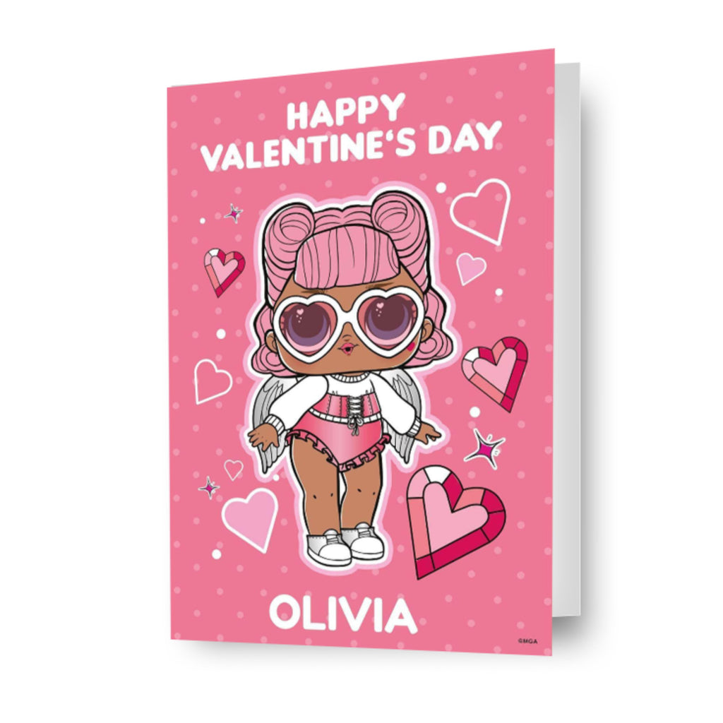 LOL Surprise Personalised 'Galentine's' Valentine's Day Card