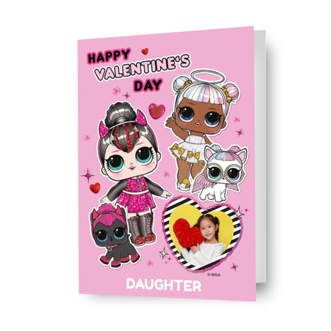 LOL Surprise Personalised 'Galentine's' Valentine's Day Photo Card