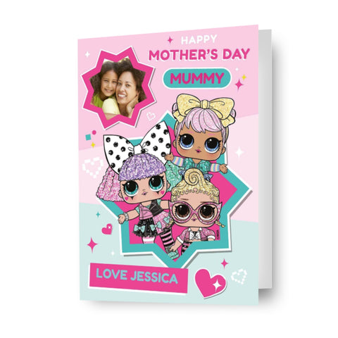 LOL Surprise Personalised Mother's Day Photo Card