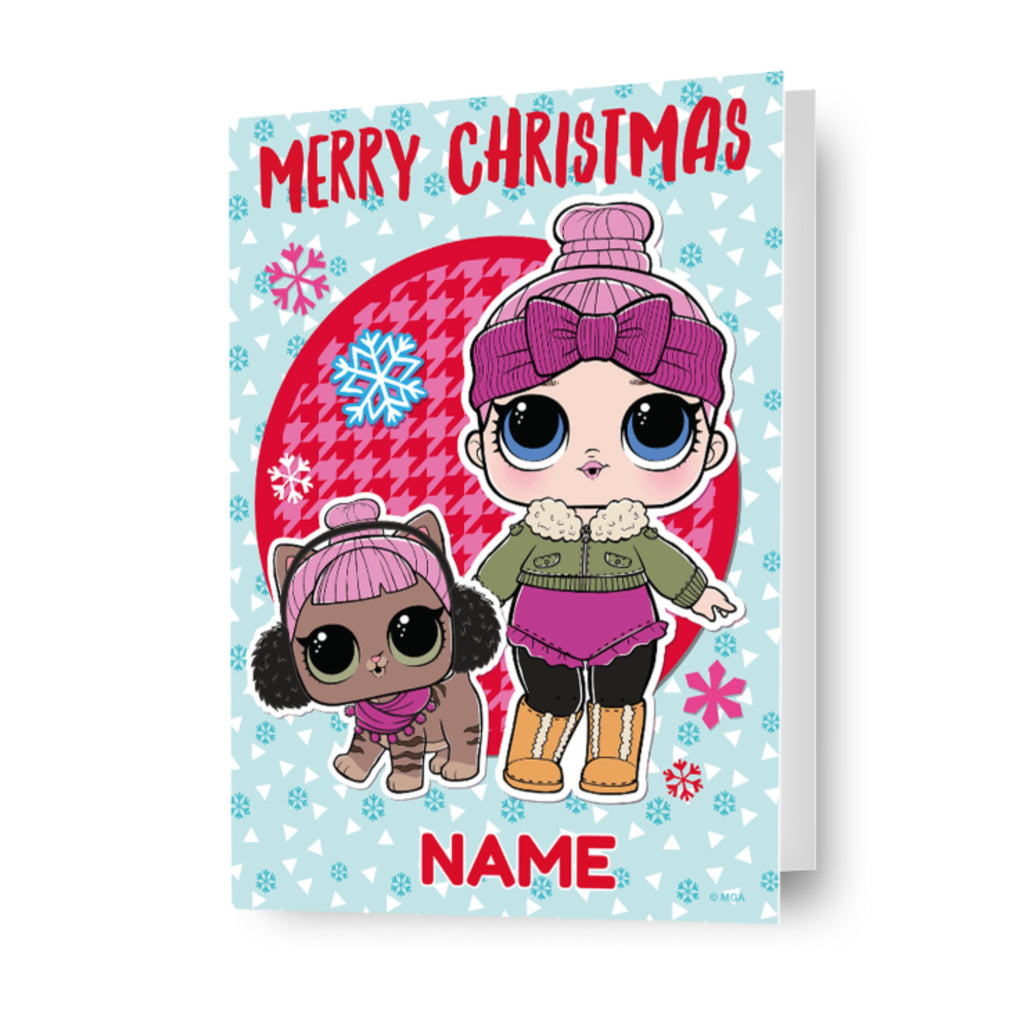 LOL Surprise Personalised Christmas Card