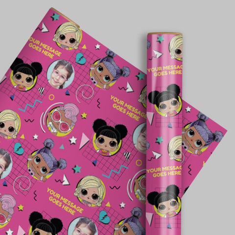 LOL Surprise! Birthday Personalised Wrapping Paper