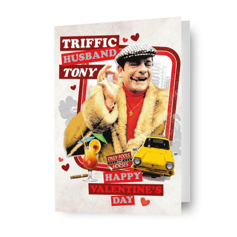 Only Fools & Horses Personalised 'Triffic Husband' Valentine's Day Card
