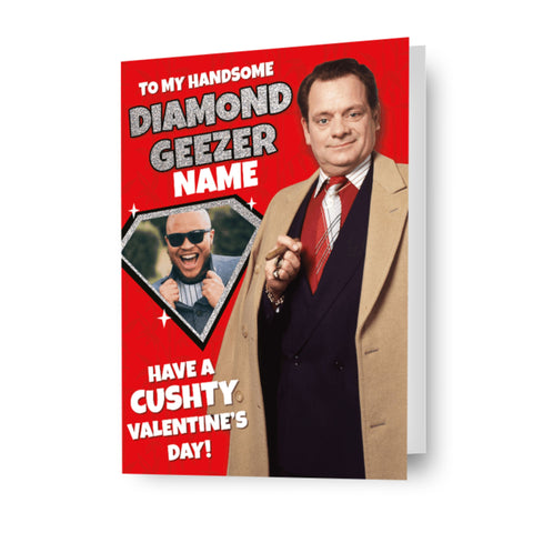Only Fools & Horses Personalised Photo 'Diamond Geezer' Valentine's Day Card