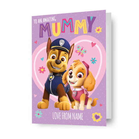 Paw Patrol Personalised 'Mummy' Mother's Day Card