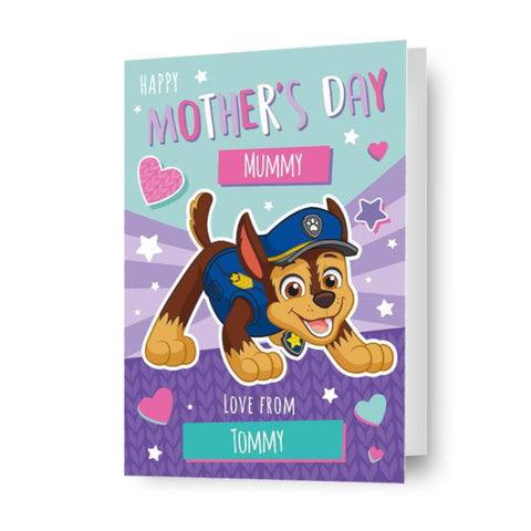 Paw Patrol Personalised 'Mummy' Mother's Day Card