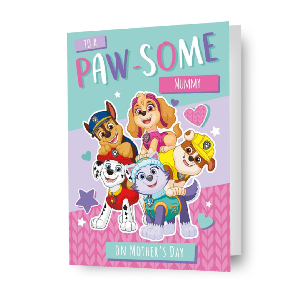 Paw Patrol gepersonaliseerde 'Pawsome' Moederdagkaart